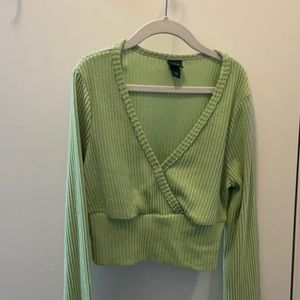 Green long sleeve top form target